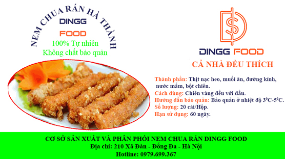 Nem Chua Rán Dingg Food - Thực Phẩm An Toàn 